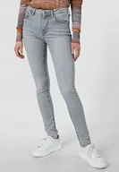 Spodnie damskie - Pepe Jeans Spodnie Jeansowe Szare Długie Damskie Zamek 34/30 1Zxg2_B* - miniaturka - grafika 1