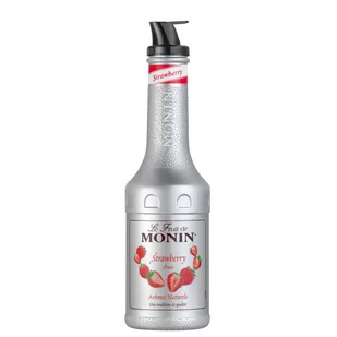 Monin Puree Strawberry 1l - truskawka - Syropy i koncentraty owocowe - miniaturka - grafika 1