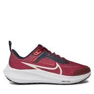 Buty sportowe damskie - Buty do biegania Nike Air Zoom Pegasus 40 (GS) DX2498 009 Bordowy - miniaturka - grafika 1
