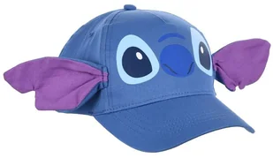 Czapka z daszkiem dla dziewczynki, Disney Stitch, bawełna, rozmiar 52 cm - Czapki damskie - miniaturka - grafika 1