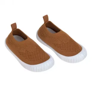 Lassig Ultrawygodne elastyczne trampki dziecięce z antypoślizgową podeszwą Splash & Fun caramel, rozm. 24 - Buciki dla niemowląt - miniaturka - grafika 1