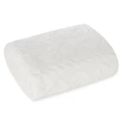 Koce - Koc 150 x 200 Design Mikrofibra Warkocz Biały - miniaturka - grafika 1