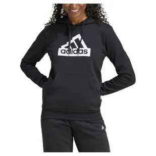 adidas Damska bluza z kapturem Modern Essentials z kapturem, XXL, czarna - Bluzy damskie - miniaturka - grafika 1