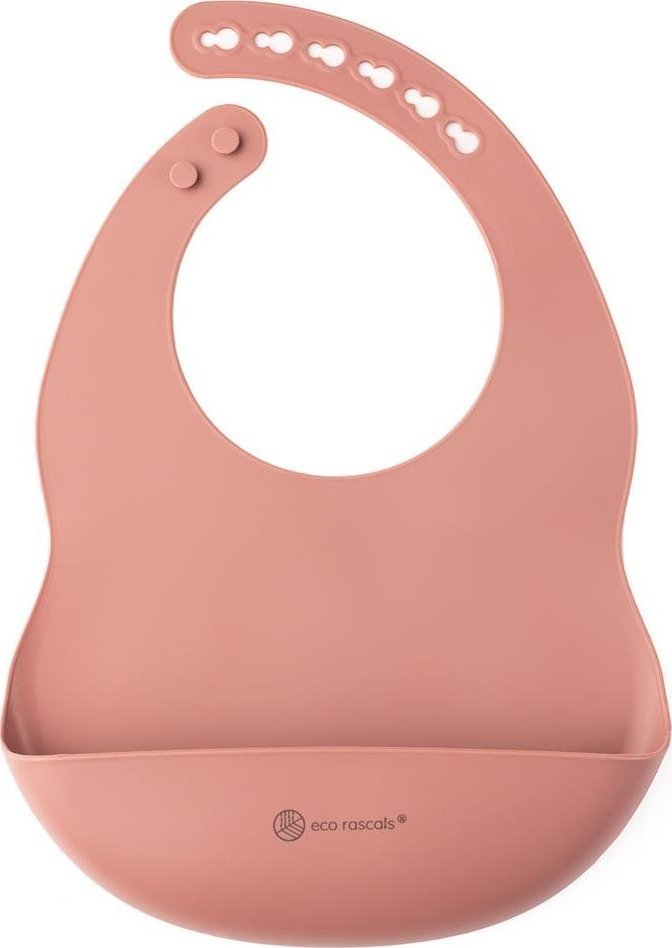 ECO RASCALS ECORASCALS Śliniak silikonowy ROSE one size