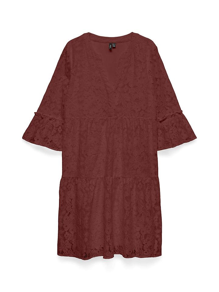 Vero Moda Sukienka w kolorze bordowym