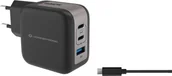 Ładowarki samochodowe - Ładowarka Conceptronic CONCEPTRONIC Ladegerät 3Port 67W,2xUSB-C,1xUSB-A 1.5m sw - miniaturka - grafika 1