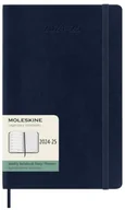 Szkolne artykuły papiernicze - Moleskine- Duży Dziennik 2024-2025 Miękki Granatowy 21cm x 13cm - miniaturka - grafika 1