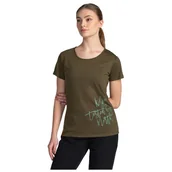 Koszulki sportowe damskie - Koszulka damska Kilpi Garove Rozmiar: S / Kolor: ciemnozielony - miniaturka - grafika 1