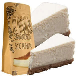 Kawa Ziarnista Smakowa Sernik O Smaku Sernika Ciasta 1 Kg Green Touch - Cappuccino i kawy smakowe - miniaturka - grafika 1
