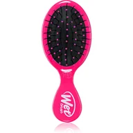 Szczotki i grzebienie do włosów - Wet Brush Mini Detangler pink poręczna mała szczotka do rozczesywania włosów czarna - miniaturka - grafika 1