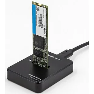 Qoltec, Stacja dokująca dysków SSD M.2 SATA, NGFF, USB 3.1 - Stacje dokujące i replikatory portów - miniaturka - grafika 1