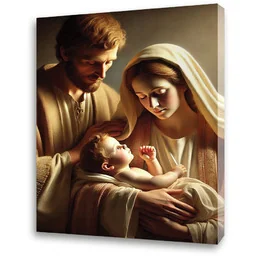 Obraz religijny na płótnie Święta Rodzina - Ikony i obrazy sakralne Obraz religijny na płótnie Święta Rodzina - Ikony i obrazy sakralne - miniaturka - grafika 1