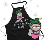 Fartuchy i rękawice kuchenne - Świąteczny fartuch kuchenny na prezent z imieniem - miniaturka - grafika 1