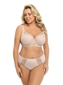 Biustonosze - Biustonosz usztywniany Peony, beżowy, Gorsenia - miniaturka - grafika 1