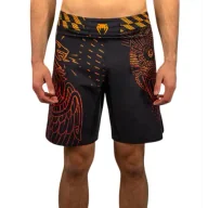 Spodnie sportowe męskie - Venum Fightshorts Spodenki MMA Quetzal Fury Black/Fury Red - miniaturka - grafika 1