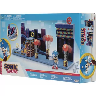 Playset Studiopolis Zone Sonic The Hedgehog 6Cm - Figurki dla dzieci - miniaturka - grafika 1