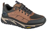 Sneakersy męskie - Skechers Arch Fit Road Walker 237488-BRMT, sneakersy, męskie, brązowe - miniaturka - grafika 1
