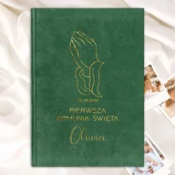 Pamiątka Pierwszej Komunii Świętej - Welurowy ALBUM Komunijny Z Personalizacją - miniaturka - grafika 1