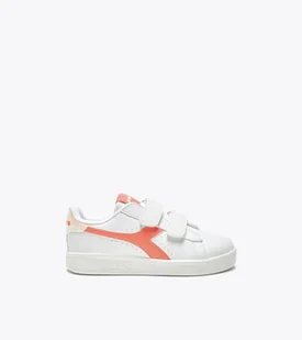 Diadora Game P PS Girl, Trampki, Fusion Coral/White, 34 EU, Fusion Coral White, 34 EU - Buty dla dziewczynek - miniaturka - grafika 1