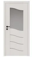 Drzwi wewnętrzne - Dre Drzwi Wewnętrzne Z Szybą Triesta 2 Okleina Biała Mat - miniaturka - grafika 1