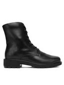 Botki damskie - ECCO Trzewiki Metropole Vienna 23130301001 Czarny - miniaturka - grafika 1