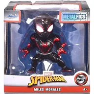 Figurki dla dzieci - Marvel Czarny SpiderMan Figurka Kolekcjonerska Metalfigs Miles Morales Avengers - miniaturka - grafika 1