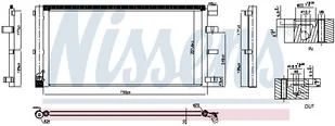 Skraplacz, klimatyzacja Nissens 940829 - Akcesoria do klimatyzacji i ogrzewania - miniaturka - grafika 1