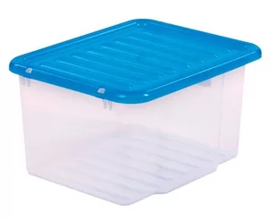 Pojemnik PLAST TEAM K-box, przezroczysty, 29 l - Pojemniki na zabawki - miniaturka - grafika 1