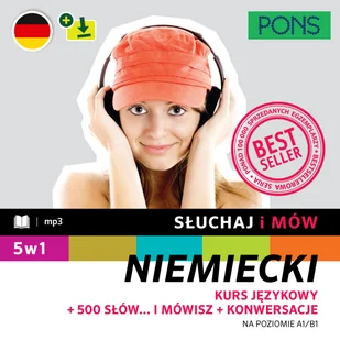 Słuchaj i mów. Niemiecki. Na poziomie A1/B1 - Książki do nauki języka niemieckiego - miniaturka - grafika 1