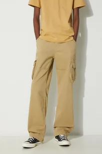 Alpha Industries spodnie bawełniane Jet Pant kolor zielony proste 101212 - Spodnie męskie - miniaturka - grafika 1