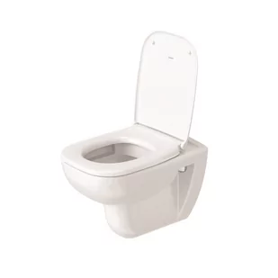 Duravit D-Code Zestaw Toaleta WC 54,5x35,5 cm bez kołnierza + deska wolnoopadająca biały alpin 45700900A1 - Miski WC - miniaturka - grafika 1