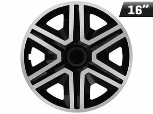 Kołpaki ACTION DOUBLECOLOR silver - black 16", 4 szt. - Kołpaki samochodowe - miniaturka - grafika 1
