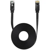 Kable miedziane - Kabel sieciowy Baseus Ethernet RJ45, 1Gbps, 10m (czarny) - miniaturka - grafika 1