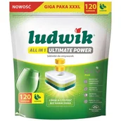 Akcesoria i części do zmywarek - Tabletki do zmywarek LUDWIK All In One Ultimate Power Lemon - 120 szt. - miniaturka - grafika 1