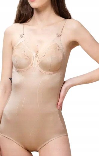 TRIUMPH BEŻOWE BODY MODELUJĄCE Z REGULOWANYMI RAMIĄCZKAMI 90D J7A