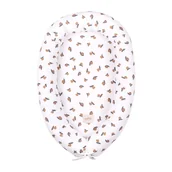 Kokony niemowlęce - Biały kokon dla niemowląt Garden Fruits – Malomi Kids - miniaturka - grafika 1