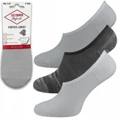 Skarpetki damskie - Krótkie Skarpetki Balerinki Damskie 3-PAK Niskie Stopki LEE COOPER - 36-42 - miniaturka - grafika 1