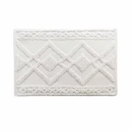 Dywaniki łazienkowe - Dywanik łazienkowy GLADIS, 100% bawełny, ecru, 50 x 80 cm - miniaturka - grafika 1