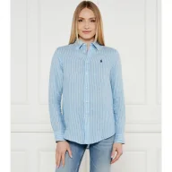 Koszule damskie - POLO RALPH LAUREN Lniana koszula Classic fit - miniaturka - grafika 1
