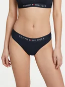 Stroje kąpielowe - Tommy Hilfiger Dół od bikini UW0UW06364 Granatowy - miniaturka - grafika 1