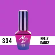 Lakiery hybrydowe - Molly Lac Lakier hybrydowy MollyLac Fancy Fashion Belly Dance 10 ml Nr 334 - miniaturka - grafika 1