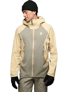 Black Diamond Kurtka hardshellowa "Recon" w kolorze kremowo-szarym - Kurtki i kamizelki sportowe męskie - miniaturka - grafika 1