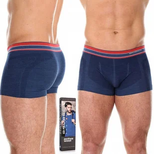 BRUBECK ACTIVE bokserki termo WEŁNA MERINO XL - Majtki męskie - miniaturka - grafika 1