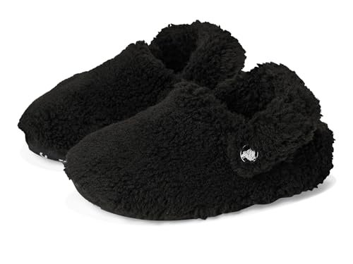 Crocs Klasyczne kapcie Cozzzy T, czarne, 10 UK dziecko, Czarny, 10 UK Child