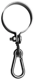 UNIMET HAK DO HUŚTAWKI Z OBEJMĄ I KARABIŃCZYKIEM 2*120MM HAK HUST120 [6690287] - Inne mocowania - miniaturka - grafika 1