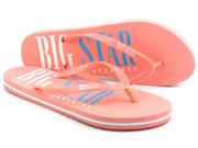 Klapki i japonki damskie - Japonki damskie basenowe Big Star LL274812, różowe - miniaturka - grafika 1