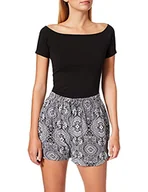 Spodenki damskie - Urban Classics damskie szorty AOP krótkie spodnie z wiskozy Resort luźne szorty - miniaturka - grafika 1