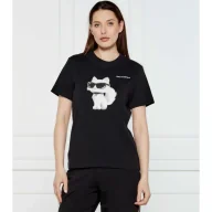 Koszulki i topy damskie - Karl Lagerfeld T-shirt IKON AQUARELLE Regular Fit - miniaturka - grafika 1