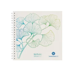 Herlitz GREENline notatnik 100 ark. Biały - Notesy i bloczki - miniaturka - grafika 1