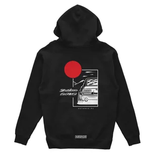 Bluza z kapturem Datsun 240Z czarna-3XL - Odzież do sportów motorowych - miniaturka - grafika 1